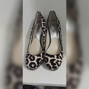 Michael Kors Cheetah Print Heel Size 8 1/2